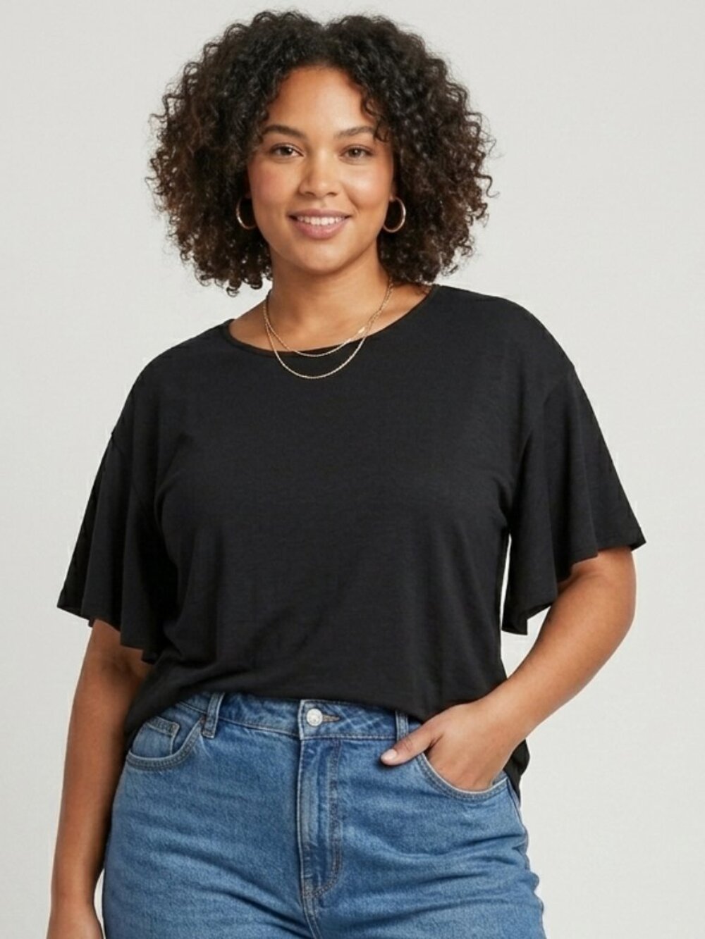 *3 FOR $9* Shein Curve Short Sleeve Solid Plus Size Top Shirt Tee T-Shirt 4XL